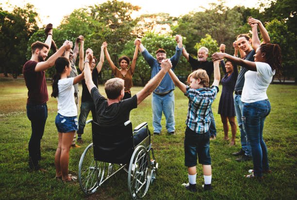 NDIS community participation activities with peers and people without disability for sense of belonging